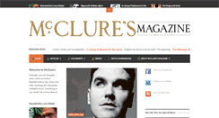 Desktop Screenshot of mccluresmagazine.com