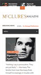 Mobile Screenshot of mccluresmagazine.com