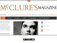 Tablet Screenshot of mccluresmagazine.com